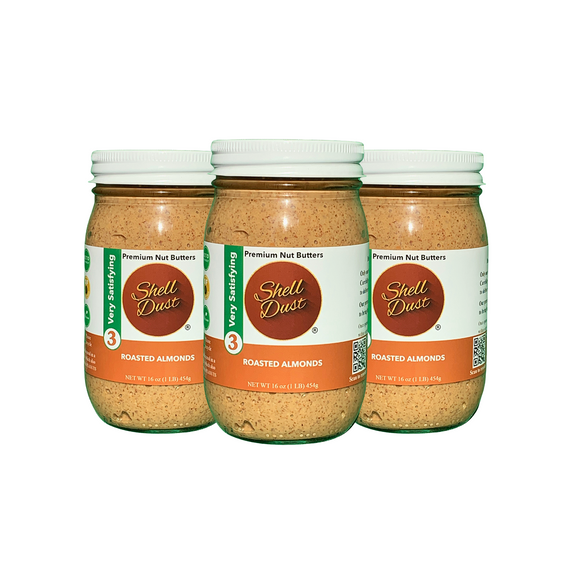 3 Pack: All Natural Roasted Almond Butter